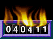 burning counter